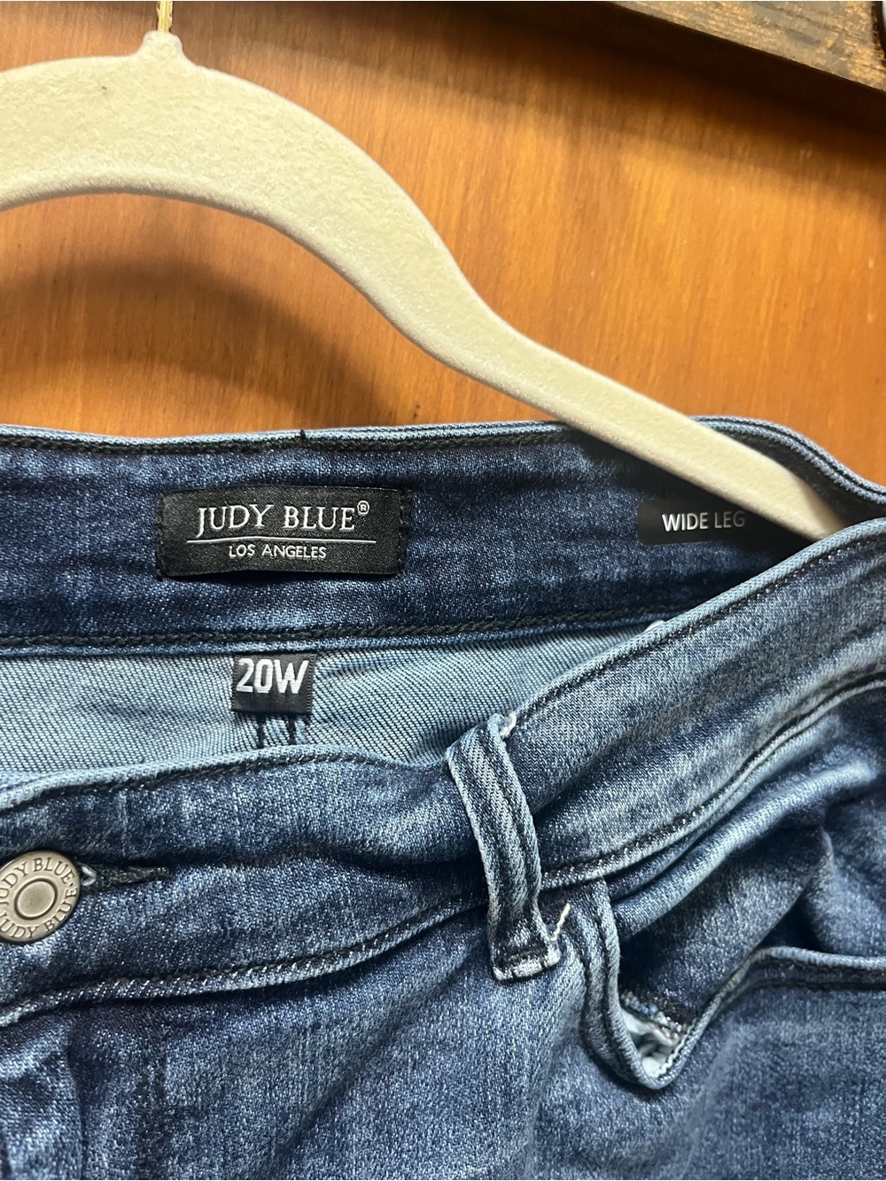 Judy Blue Wide-Leg High-Rise wide leg  Jeans - Indigo - Picture 5 of 8